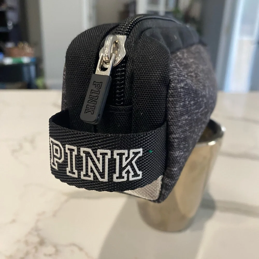 PINK Victoria's Secret Black Cosmetic Bag